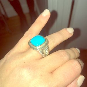 14mm Turquoise stone David Yurman ring